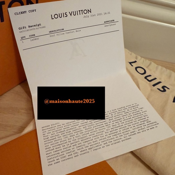 Louis Vuitton POOL PILLOW COMFORT MULE Size 38 - Picture 15 of 16